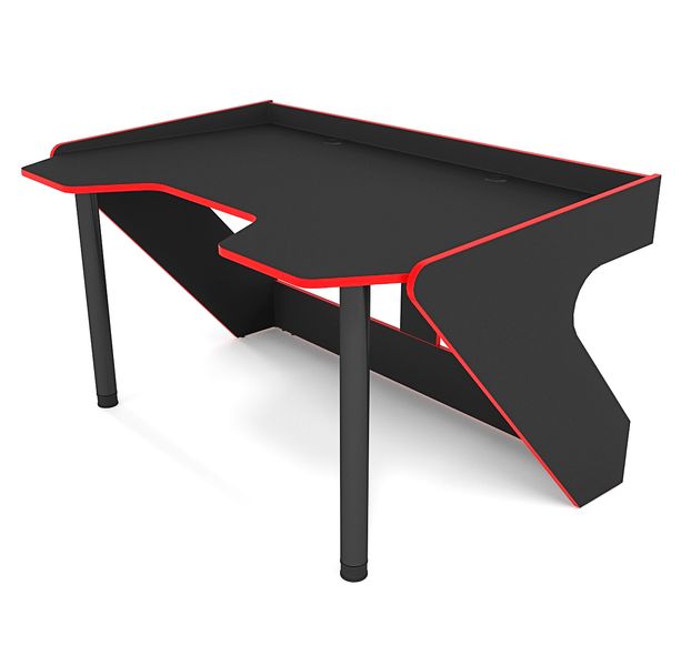 Геймерський стіл Zeus Geroy Чорний/червоний 10079 фото