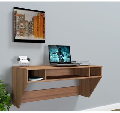 Навесной стол Comfy-Home AirTable-II LB Mini (орех) 10207 фото
