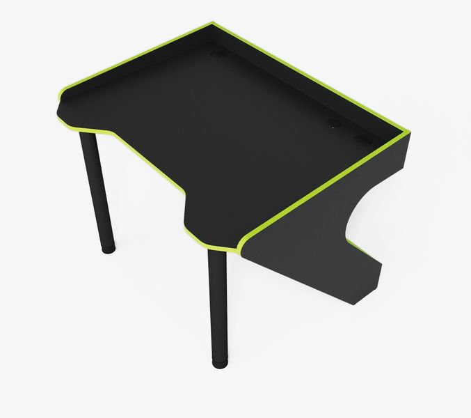 Геймерський стіл Zeus Geroy-2 чорний/зелений 10085 фото