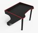 Геймерський стіл Zeus Geroy-2 чорний/червоний 10087 фото