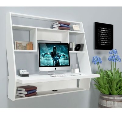 Навісний стіл Comfy-Home AirTable-III WT (білий) 10217 фото