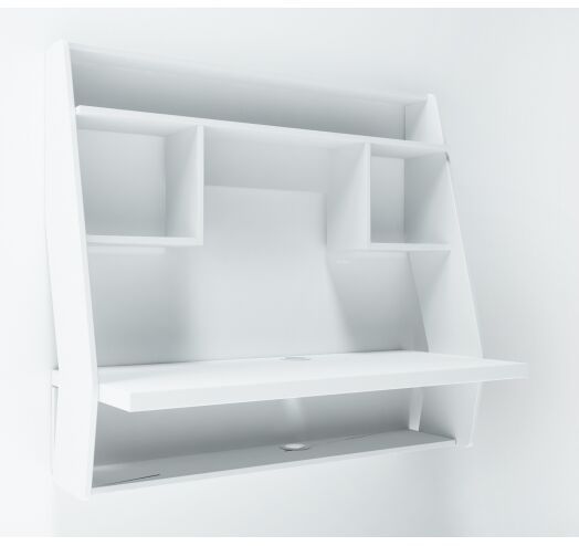 Навесной стол Comfy-Home AirTable-III WT (белый) 10217 фото