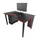 Геймерский стол Zeus Gamer-2 черный/красный 10055 фото 1