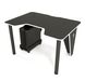 Геймерський стіл Zeus Ivar-1200 чорний/білий 10100 фото 3