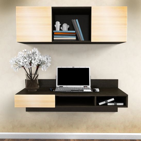 Навесной стол Comfy-Home AirTable X1 Kit, Венге 10186 фото