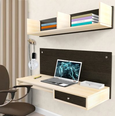 Навесной стол Comfy-Home AirTable R1 Kit, Венге 10188 фото
