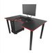 Геймерський стіл Zeus Gamer-3 чорний/червоний 10062 фото