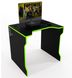 Геймерський стіл Zeus Tron-3 чорний/зелений 10037 фото 1