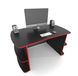 Геймерський стіл Zeus Floki чорний/червоний 10073 фото 4