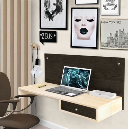 Навесной стол Comfy-Home AirTable R1 mini Венге 10192 фото