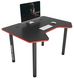 Геймерський стіл Zeus Pixel чорний/червоний 10066 фото