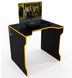 Геймерский стол Zeus Tron-3 черный/желтый 10039 фото