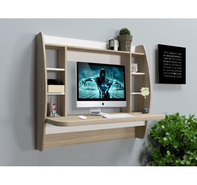 Навесной стол Comfy-Home AirTable-I WT (сонома) 10205 фото