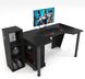 Геймерський стіл Zeus Gamer-4 чорний 10195 фото